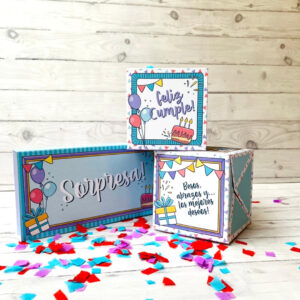 TARJETA EXPLOSIVA CUMPLE SORPRESA