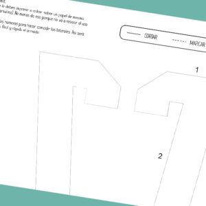 "7" Molde número 3D