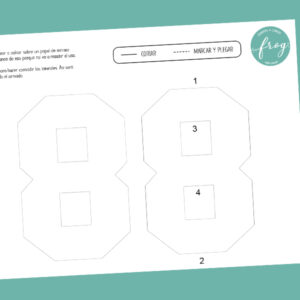 "8" Molde número 3D