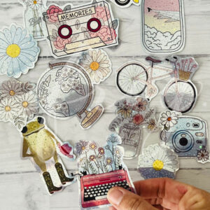 Plancha de stickers FROGUEROS